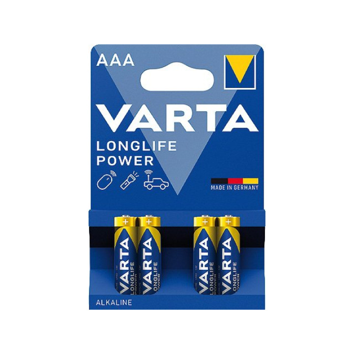 Varta Long Life Power (Blau), Micro AAA 4903, 4er Blister