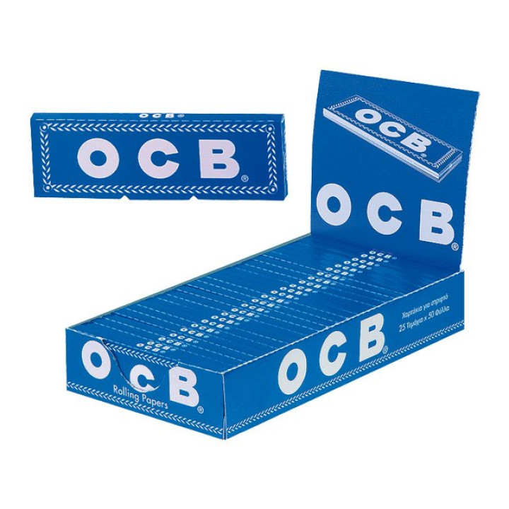 OCB Blau 25x50 Blättchen
