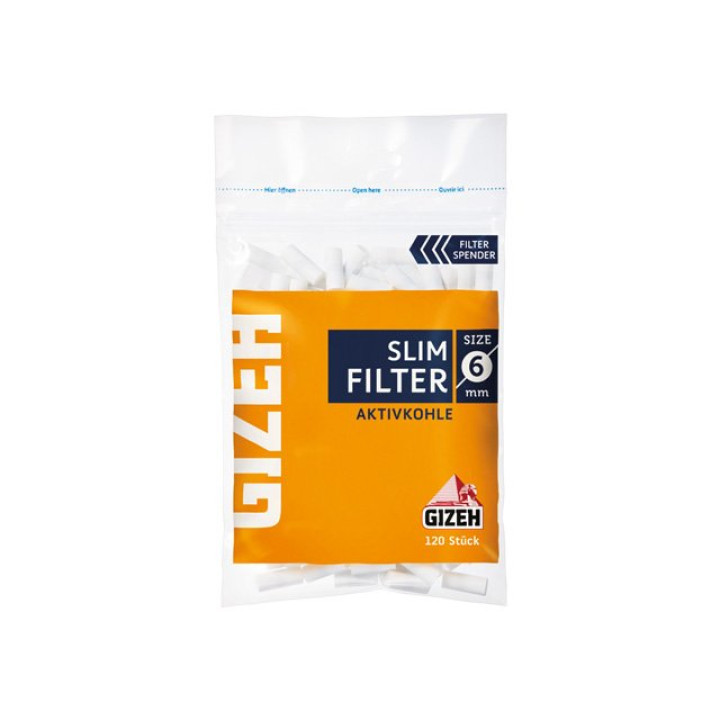 Gizeh Slim Filter Aktivkohle