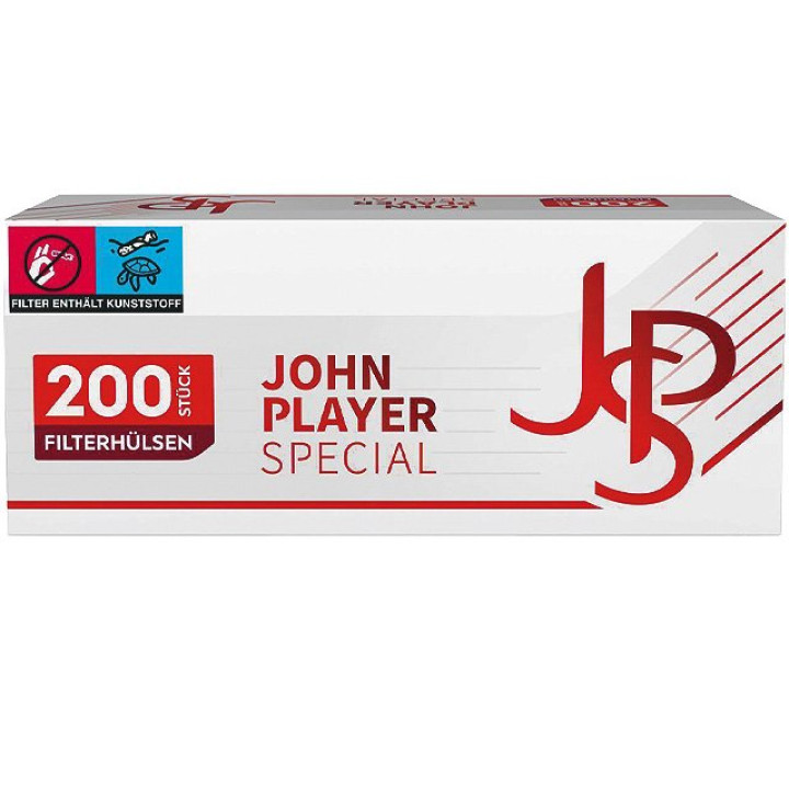 JPS Zigarettenhülsen 200er ROT