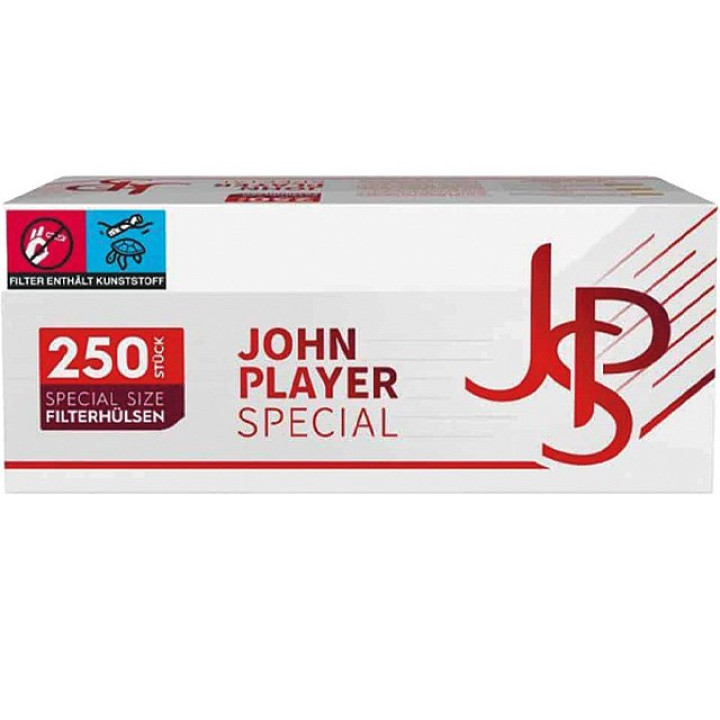 JPS Zigarettenhülsen 250er ROT SPECIAL