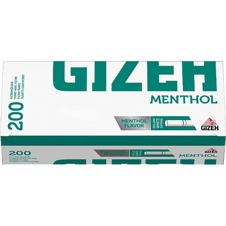 Gizeh Menthol TIP 200-er King Size Hülsen