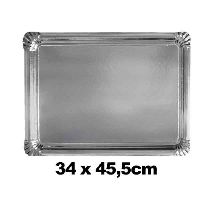 Papp-Tabletts 34/45,5 cm, Alukaschiert