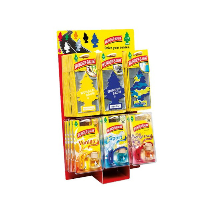 Wunderbaum Display "Mix" 72 WB + 12 Flakons