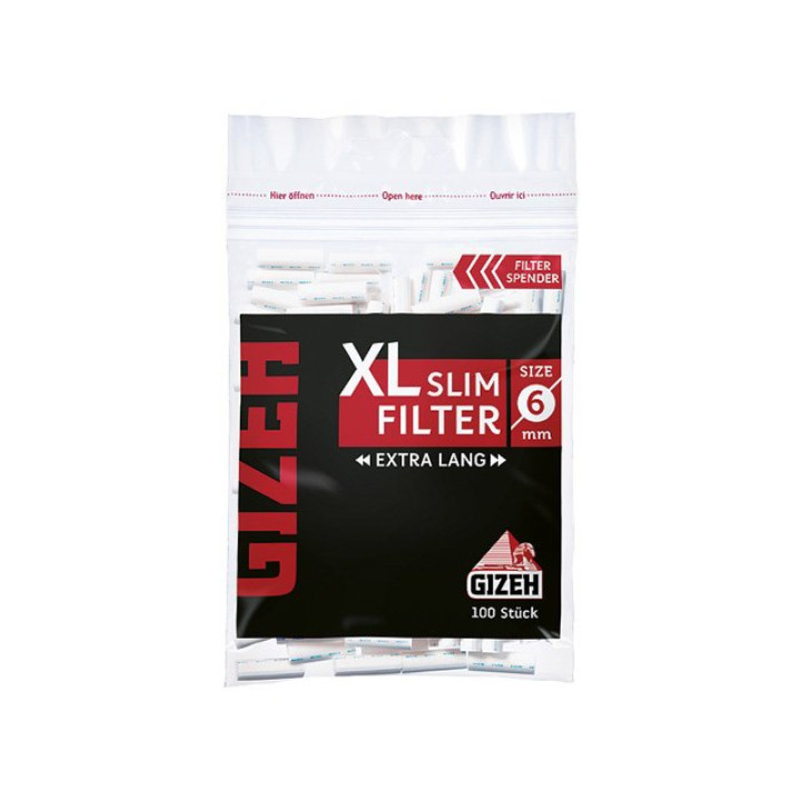 Gizeh Black "XL Slim Filter" Extra Lang