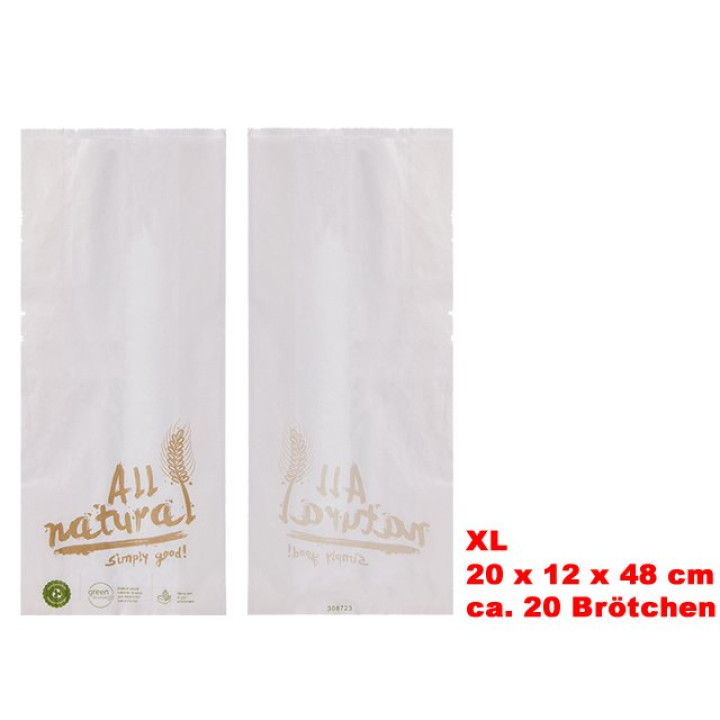 Brötchentüte XL - Groß  "Sonne" Nr. 438, 1.000 Stück