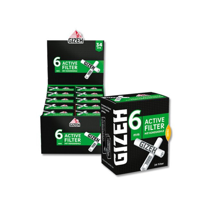 Gizeh Black Active Filter 6mm