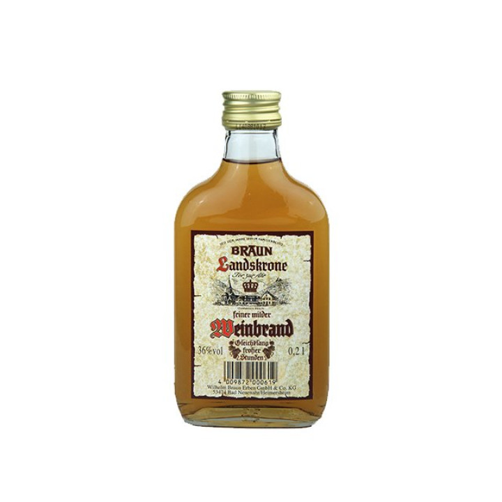 Braun Weinbrand 36% - 0,2l