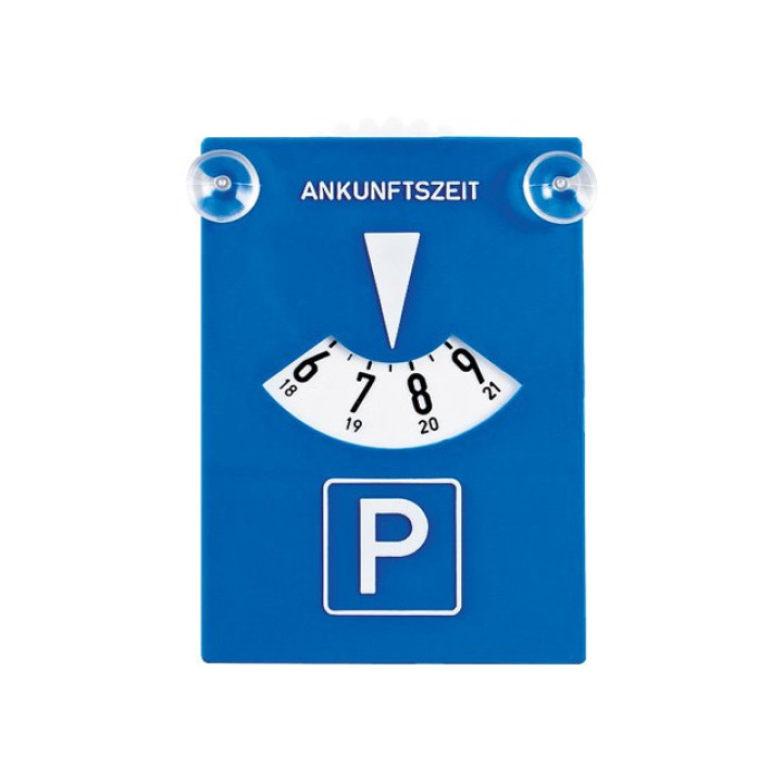 Parkscheibe mit Saugnäpfen