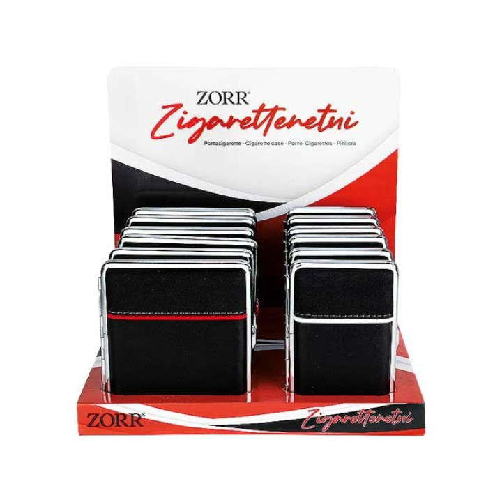 Zorr "Zigaretten-Etui PU für 20/14 Zigaretten - 12er