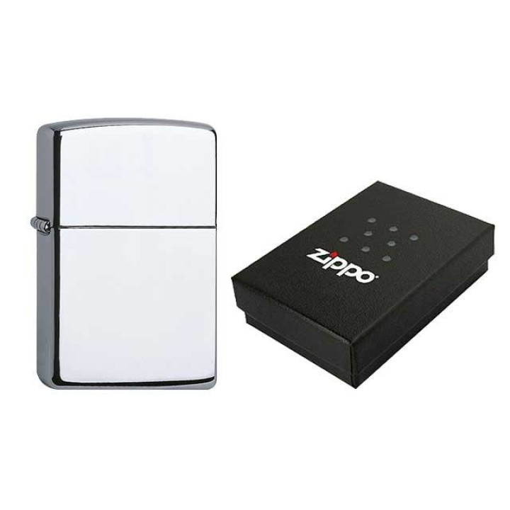 Zippo Benzin Feuerzeug "CHROME POLIERT"