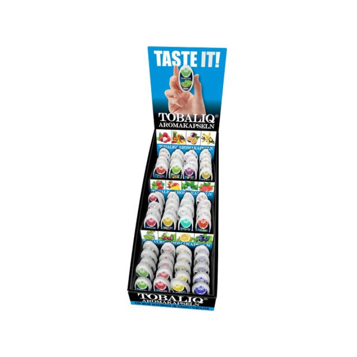TobaliQ Aroma Kapsel - Mix Display 60er