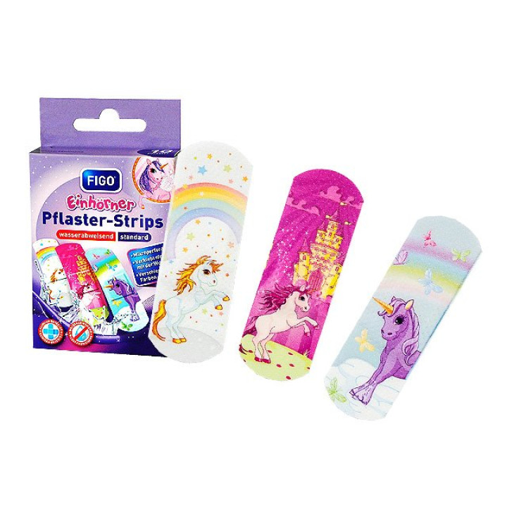 FIGO Kinder-Pflaster "Einhorn" 10 Pflaster