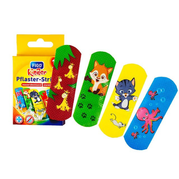 FIGO Kinder-Pflaster "Tiere" 10 Pflaster
