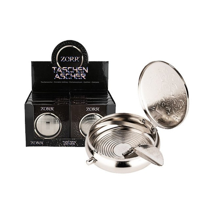 Zorr Taschenaschenbecher - chrome - 12er