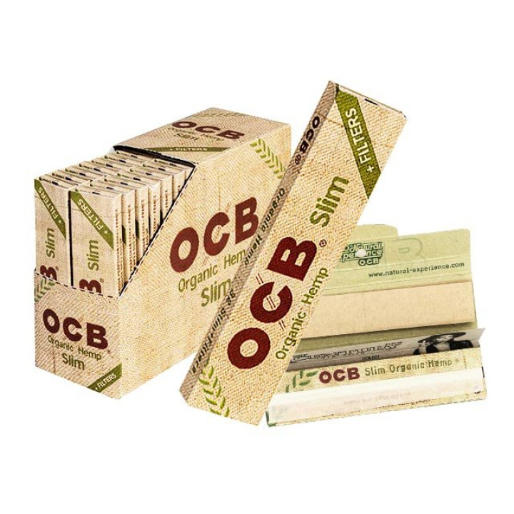 OCB Organic Hemp King Size Slim Papers + Filter Tips