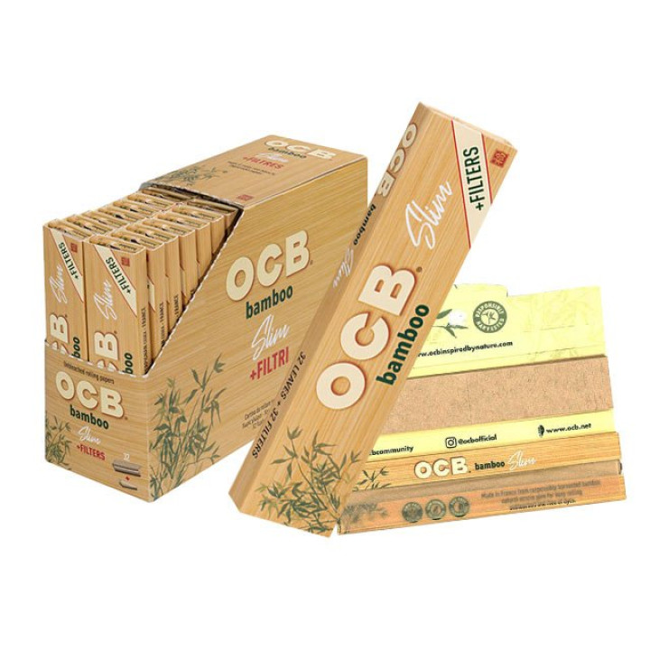 OCB Bamboo King Size Slim Papers + Filter Tips