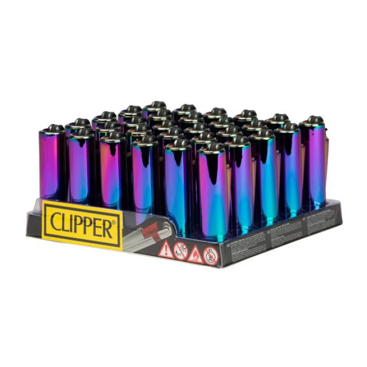 Clipper Metal Cover Micro ICY - inkl. Clipper Feuerzeug