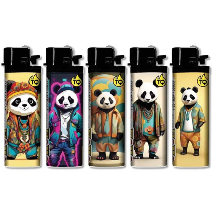 TobaliQ Reibrad Feuerzeug "Cool Panda"