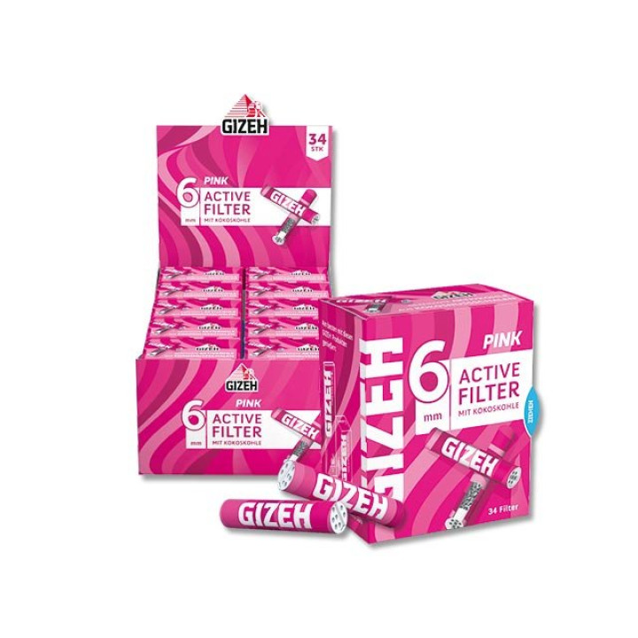 Gizeh Pink Active Filter 6 mm