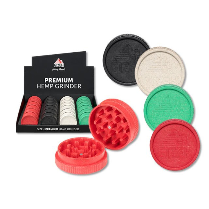 Gizeh Hemp Grinder Mix -  2tlg. - Ø55 mm