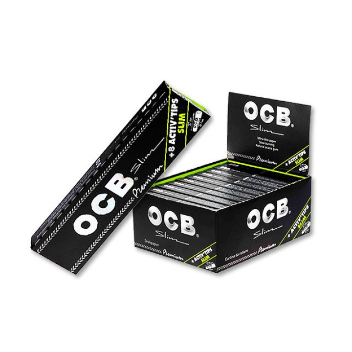 OCB  Premium Slim + Activ Tips