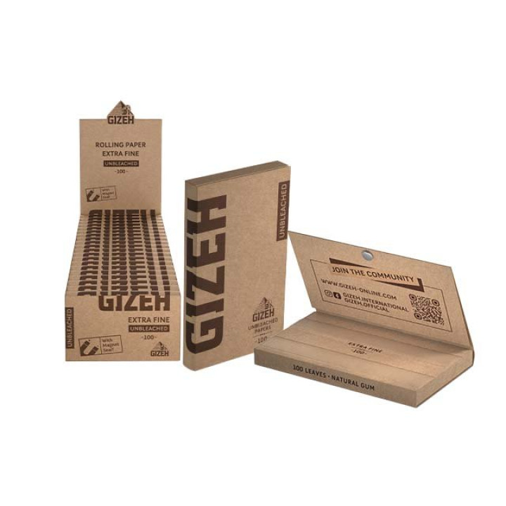 GIZEH Unbleached Extra Fine - 100 Blättchen