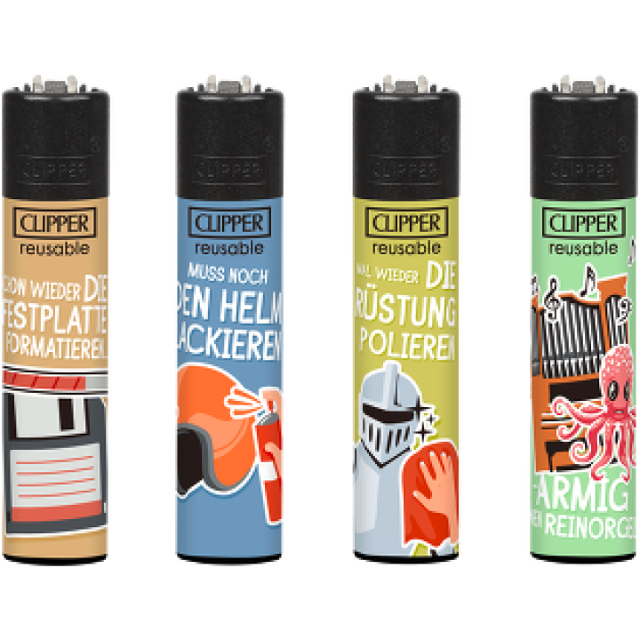 Clipper Feuerzeug "Trinksprüche"