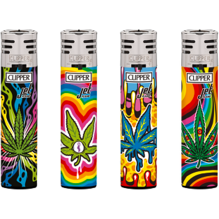 Clipper Jet Flame "Mazed Leaves"