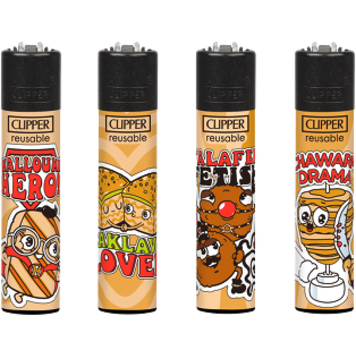 Clipper Feuerzeug "Shawarma Drama"