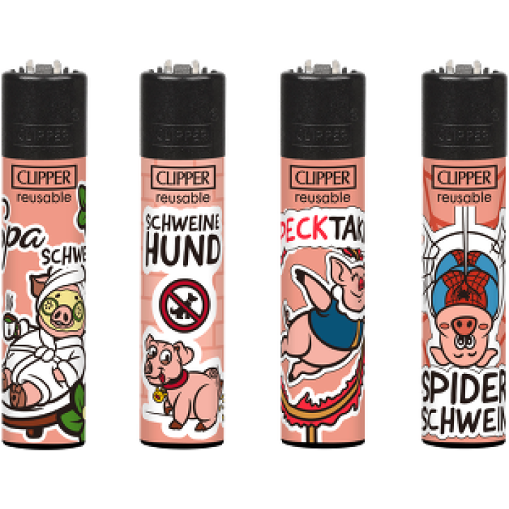 Clipper Feuerzeug "Schweinerei"