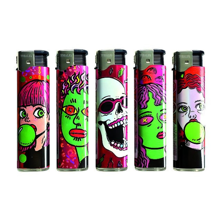 TobaliQ 3D Metallic JET "Color Face"