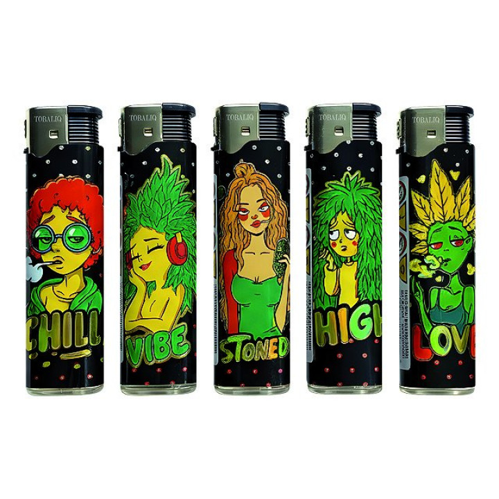TobaliQ 3D Metallic JET "Green Queen"