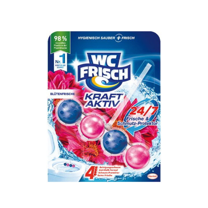 WC-Fr.Kraft-Aktiv Duftspüler Blüten-Frische 50g