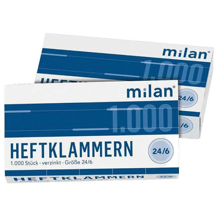 Heftklammer 1000er 24/6  für Büroheftgeräte