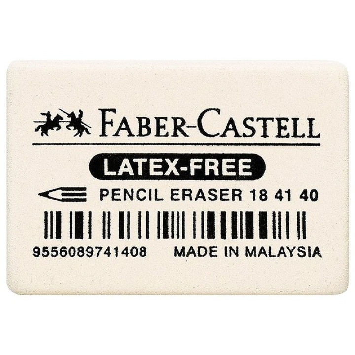 Natur-Kautschuk Radierer von Faber-Castell, latexfrei