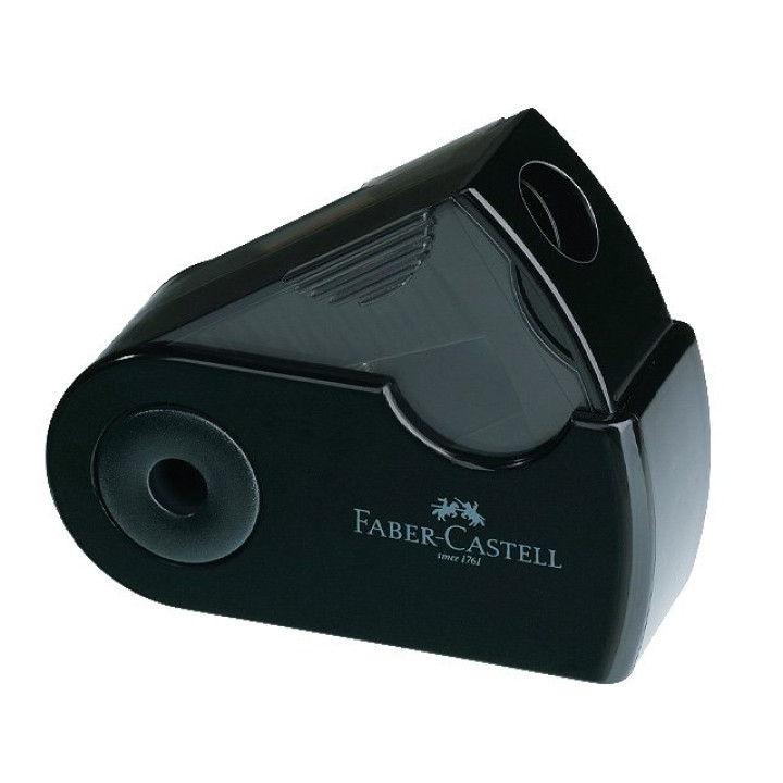 Spitzer Klappspitzdose Sleeve Mini schwarz FABER CASTELL