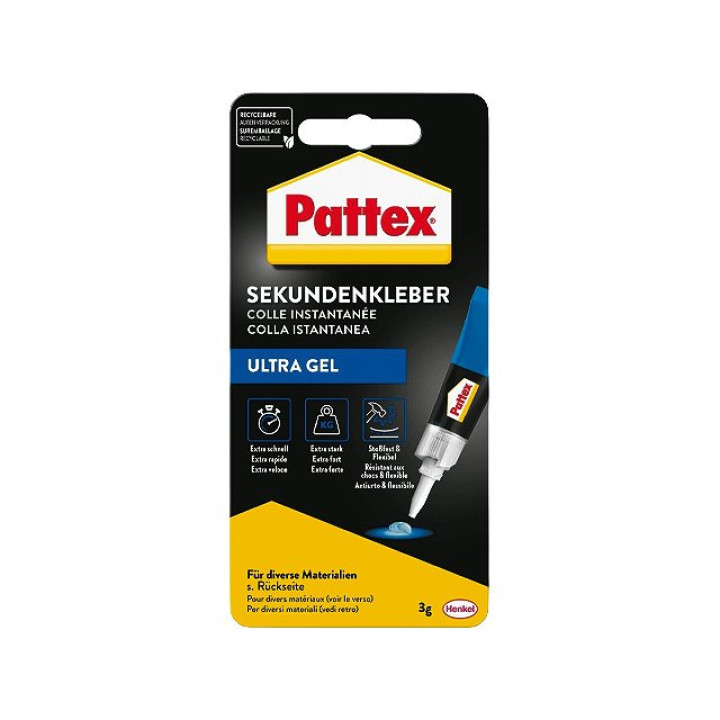 Pattex Sekundenkleber 3g  Gel