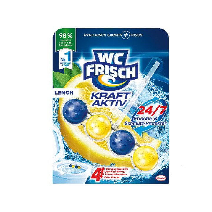 WC-Fr.Kraft-Aktiv Duftspüler Lemon 50g