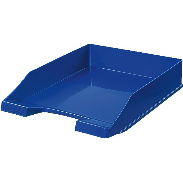 Briefablage KLASSIK, DIN A4/C4, stapelbar, stabil, blau