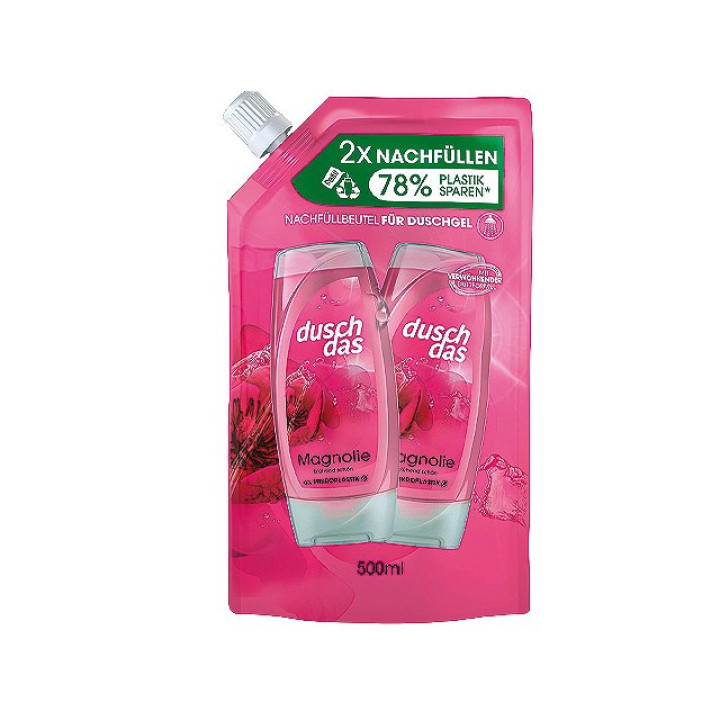 Duschdas Duschgel Magnolie Nachfüllbeutel 500ml