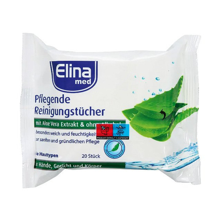 Feuchttücher 20er Elina Baby Aloe Vera 20x21cm