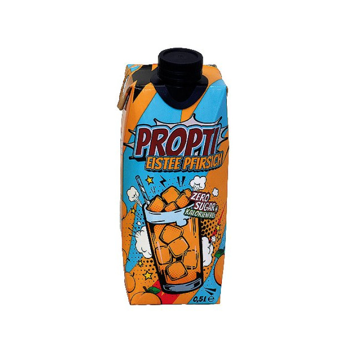 PROPTI Eistee Pfirsich 500 ml ohne Zucker PFANDFREI
