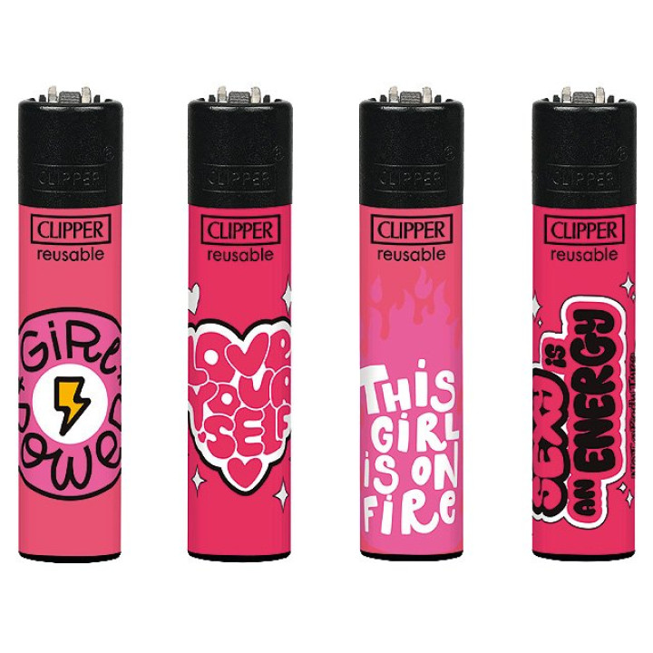 Clipper Feuerzeug "Girl Power"