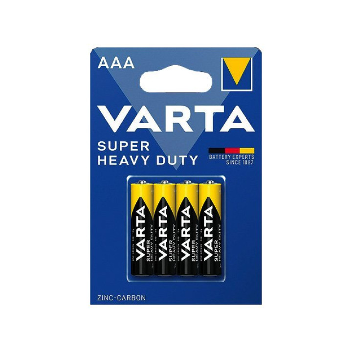 Varta Super Heavy Duty (Schwarz) Mikro AAA 4er