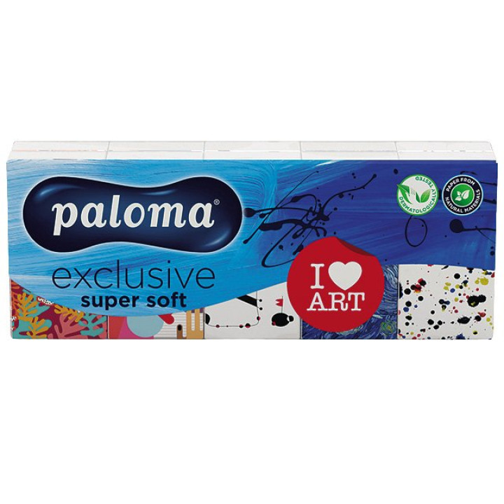 Paloma Taschentücher 10x10 Stück 4lagig