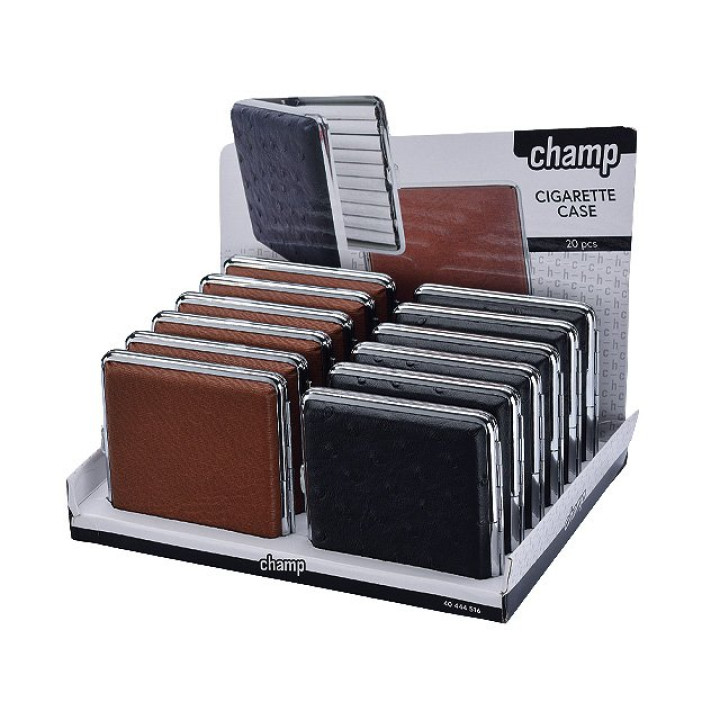 Champ Zigarettenetui PU "Leder" - 12er