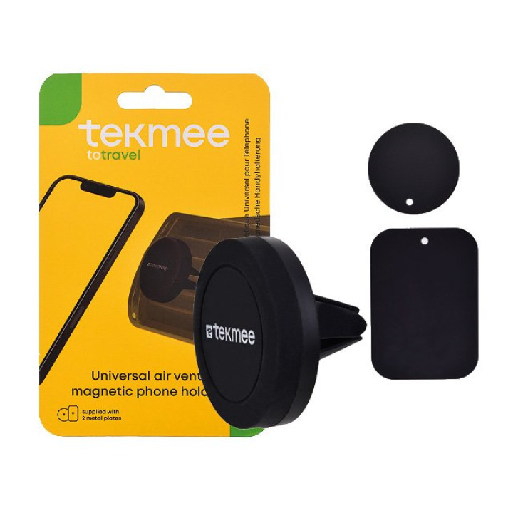 Tekmee Magnet-Handyhalterung "Lüfter" + 2 metal plates