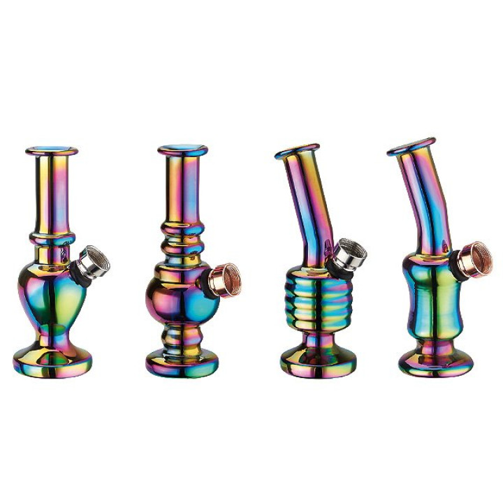 Champ Glass Bong 12,5cm "Mini Rainbow Wave"
