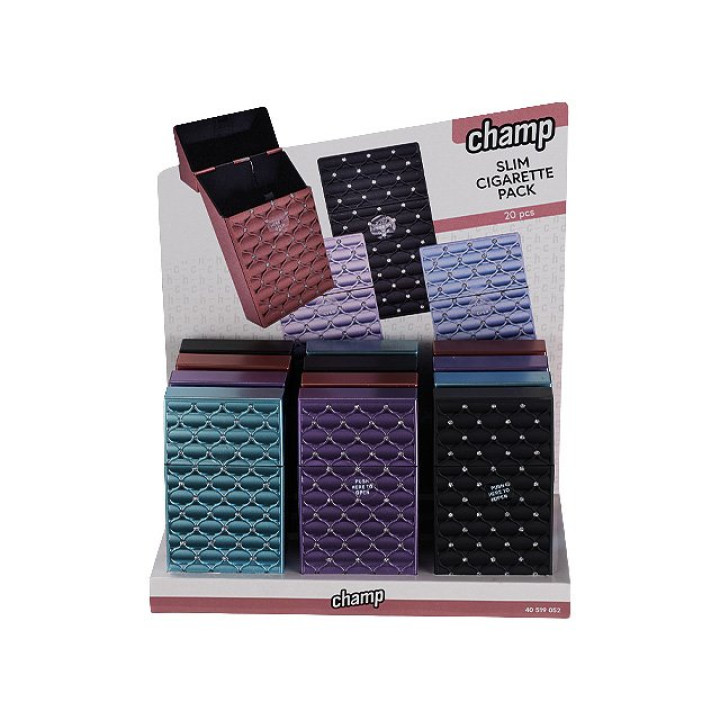 Champ Zigaretten Case "Diamond Slim" - 12er